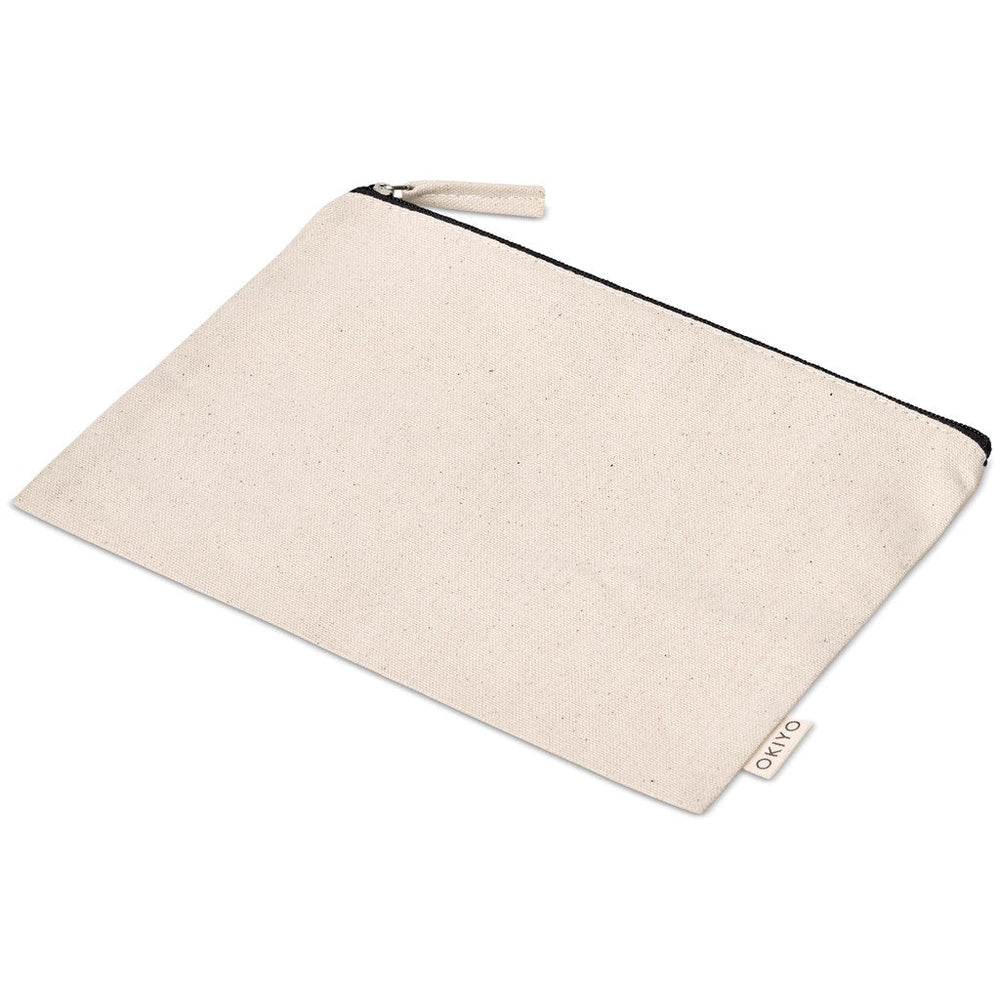 Okiyo Midori Cotton A4 Document Pouch-Conference Bags-Gift Wrap Shop