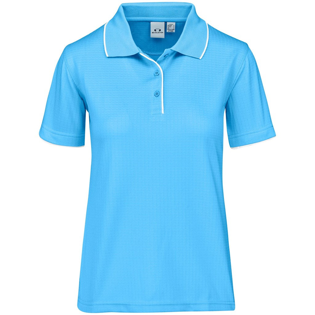 Ladies Elite Golf Shirt - Light Blue | Golf Shirts | Custom-branded corporate clothing | Giftwrap Shop