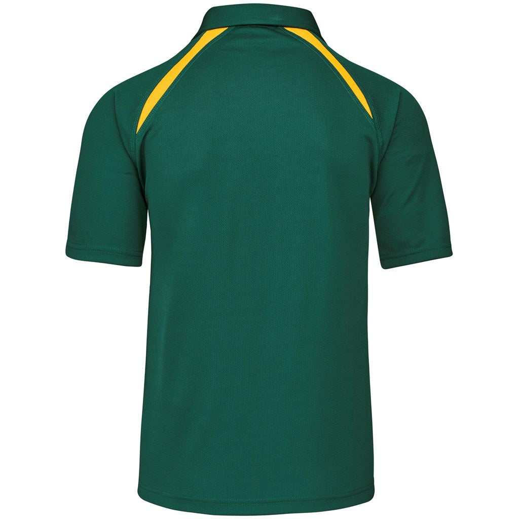 Mens Splice Golf Shirt - Green Gold | Golf Shirts | Custom-branded corporate clothing | Giftwrap Shop