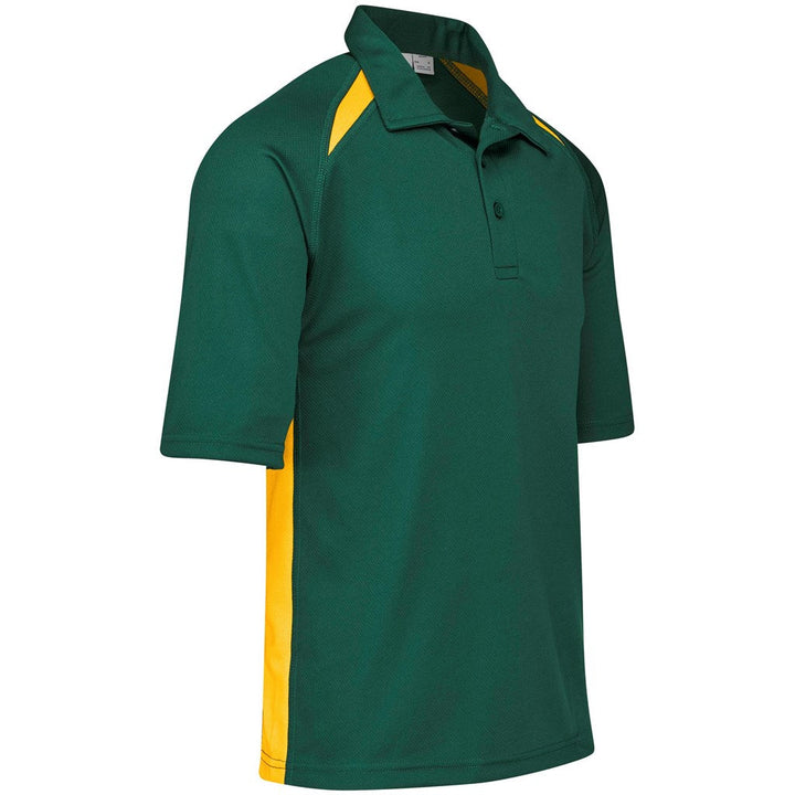 Mens Splice Golf Shirt - Green Gold | Golf Shirts | Custom-branded corporate clothing | Giftwrap Shop