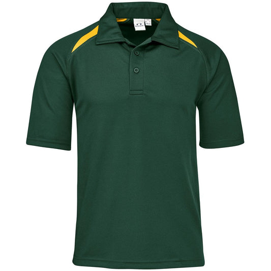 Mens Splice Golf Shirt - Green Gold | Golf Shirts | Custom-branded corporate clothing | Giftwrap Shop
