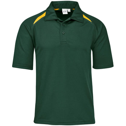 Mens Splice Golf Shirt - Green Gold | Golf Shirts | Custom-branded corporate clothing | Giftwrap Shop
