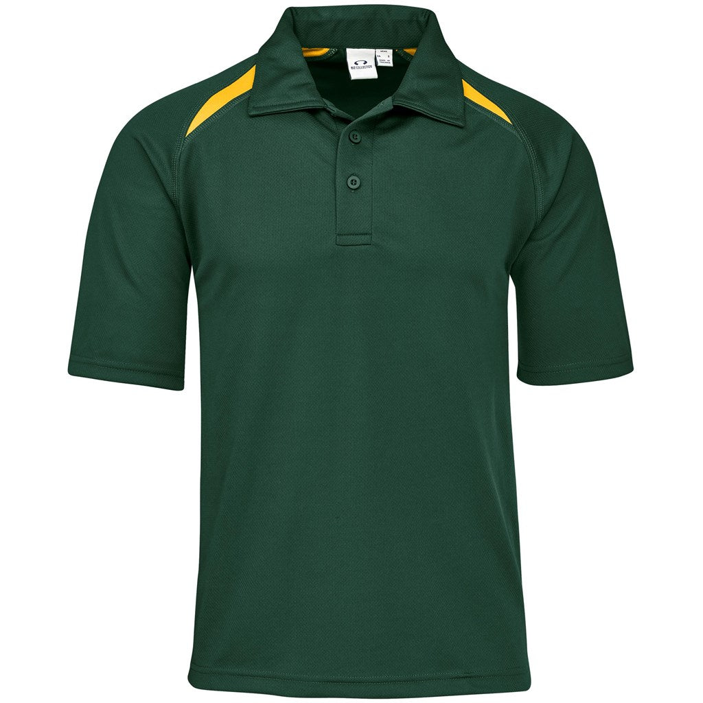 Mens Splice Golf Shirt - Green Gold | Golf Shirts | Custom-branded corporate clothing | Giftwrap Shop