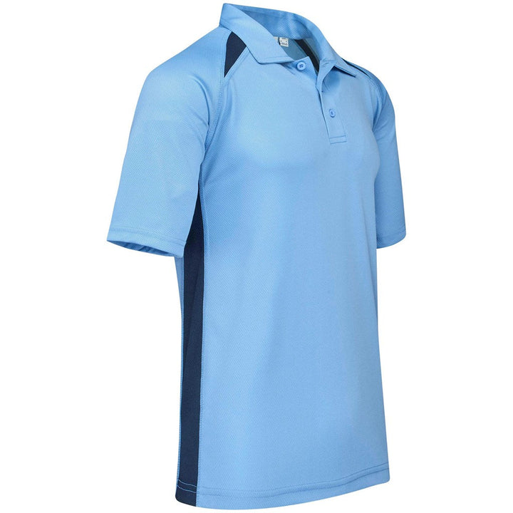 Mens Splice Golf Shirt - Light Blue | Golf Shirts | Custom-branded corporate clothing | Giftwrap Shop