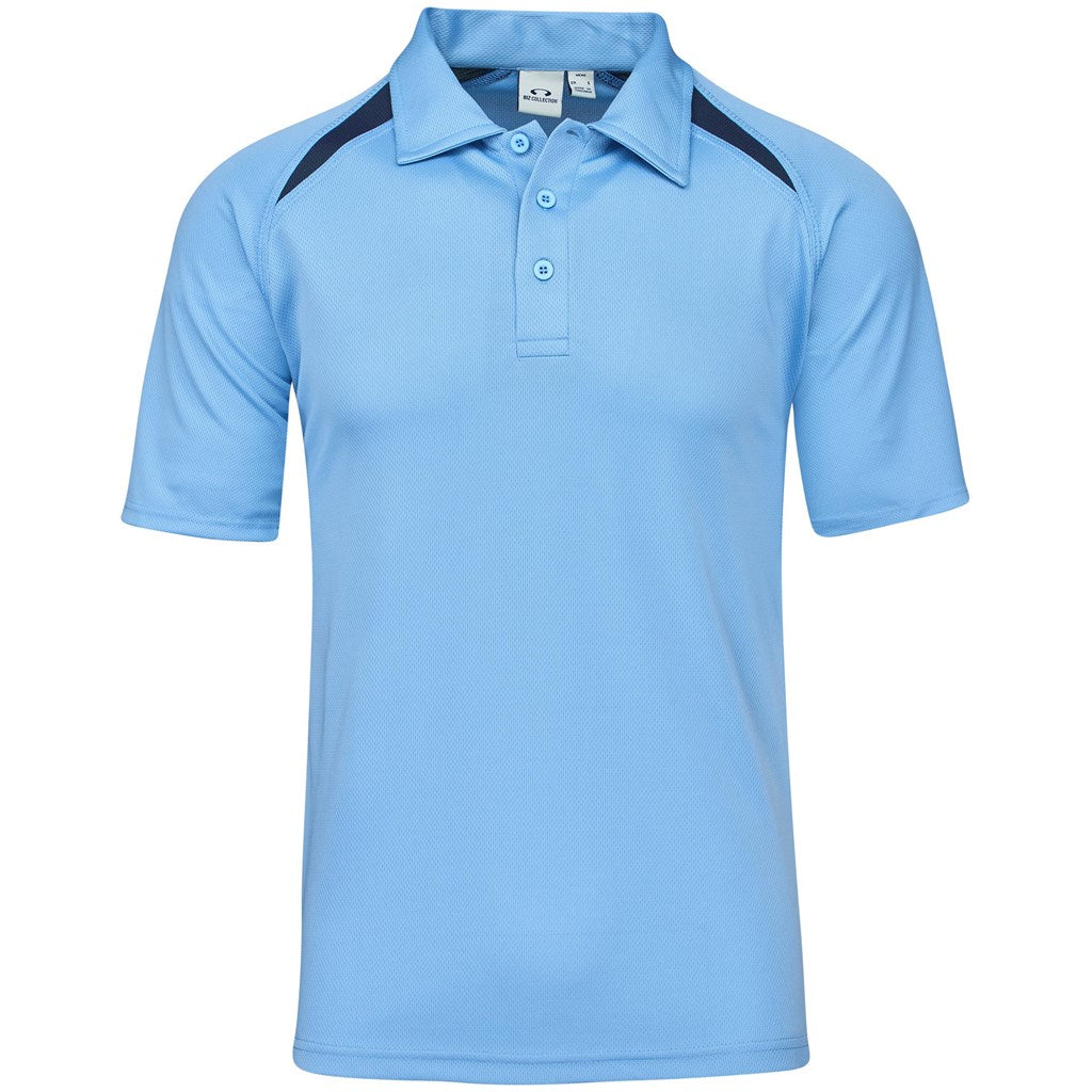 Kids Splice Golf Shirt - Light Blue | Golf Shirts | Custom-branded Kids Clothing | Giftwrap Shop