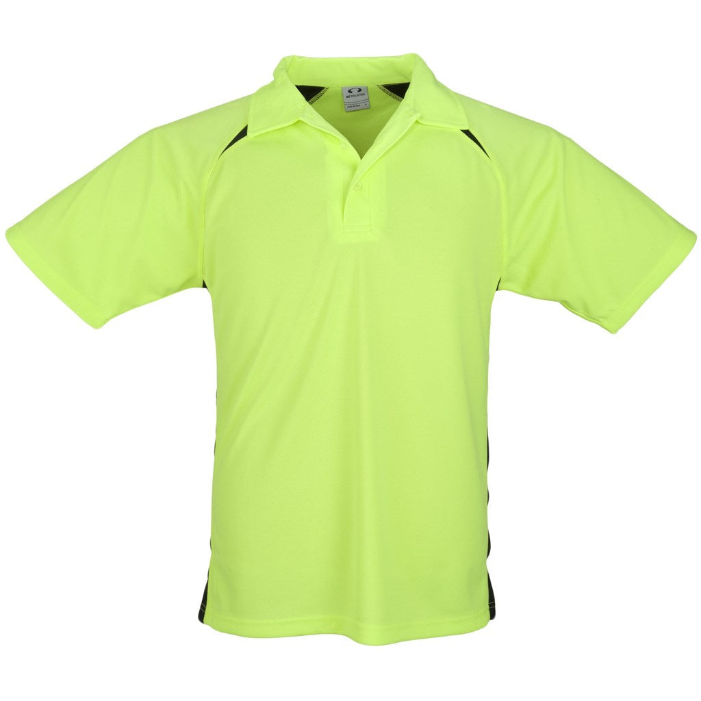 Kids Splice Golf Shirt - Lime | Golf Shirts | Custom-branded Kids Clothing | Giftwrap Shop