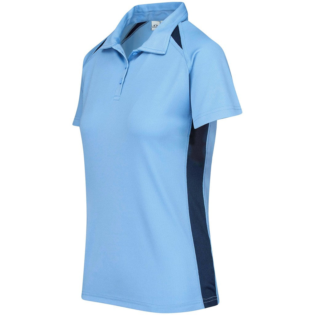 Ladies Splice Golf Shirt - Light Blue | Golf Shirts | Custom-branded corporate clothing | Giftwrap Shop