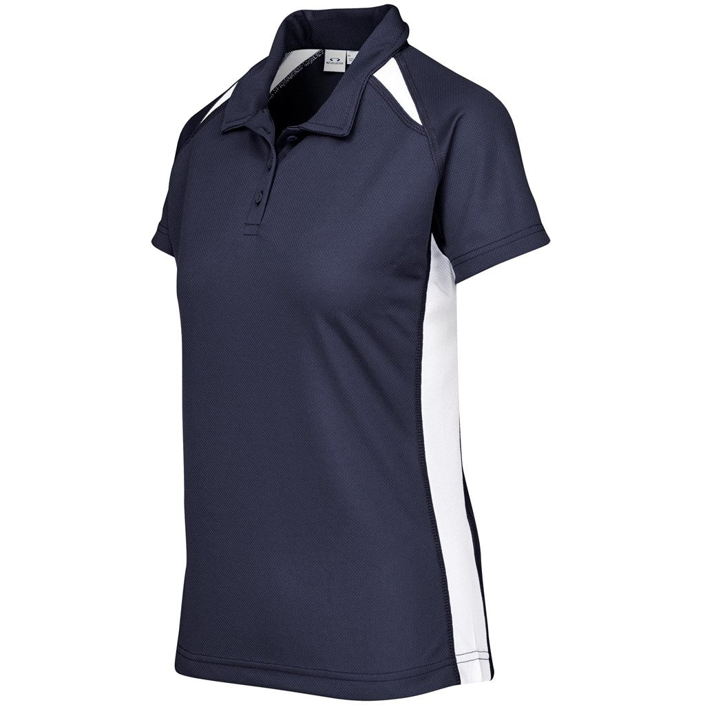 Ladies Splice Golf Shirt - Navy | Golf Shirts | Custom-branded corporate clothing | Giftwrap Shop