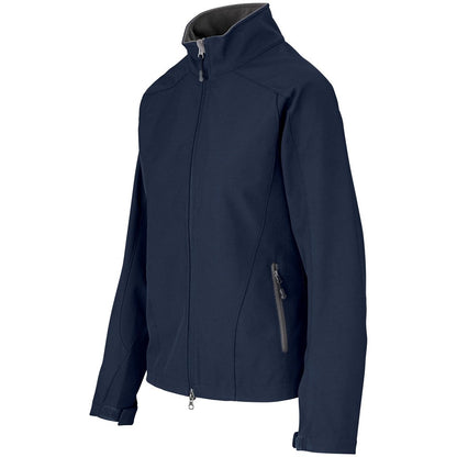 Ladies Geneva Softshell Jacket - Navy | Jackets | Custom-branded corporate clothing | Gift Wrap Shop