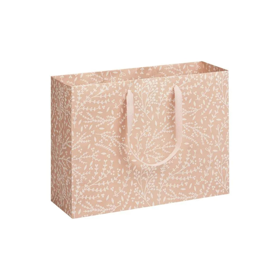 Blush Botanical Carrier Bag