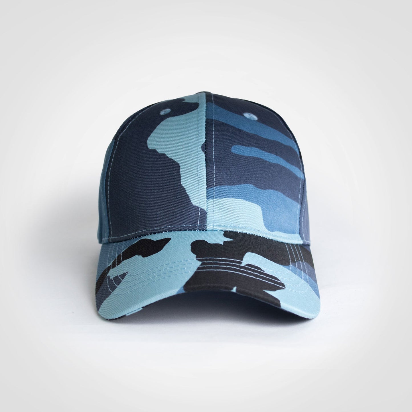 Basic 6 Panel Camo Cap-6 Panel Caps-Just Brand