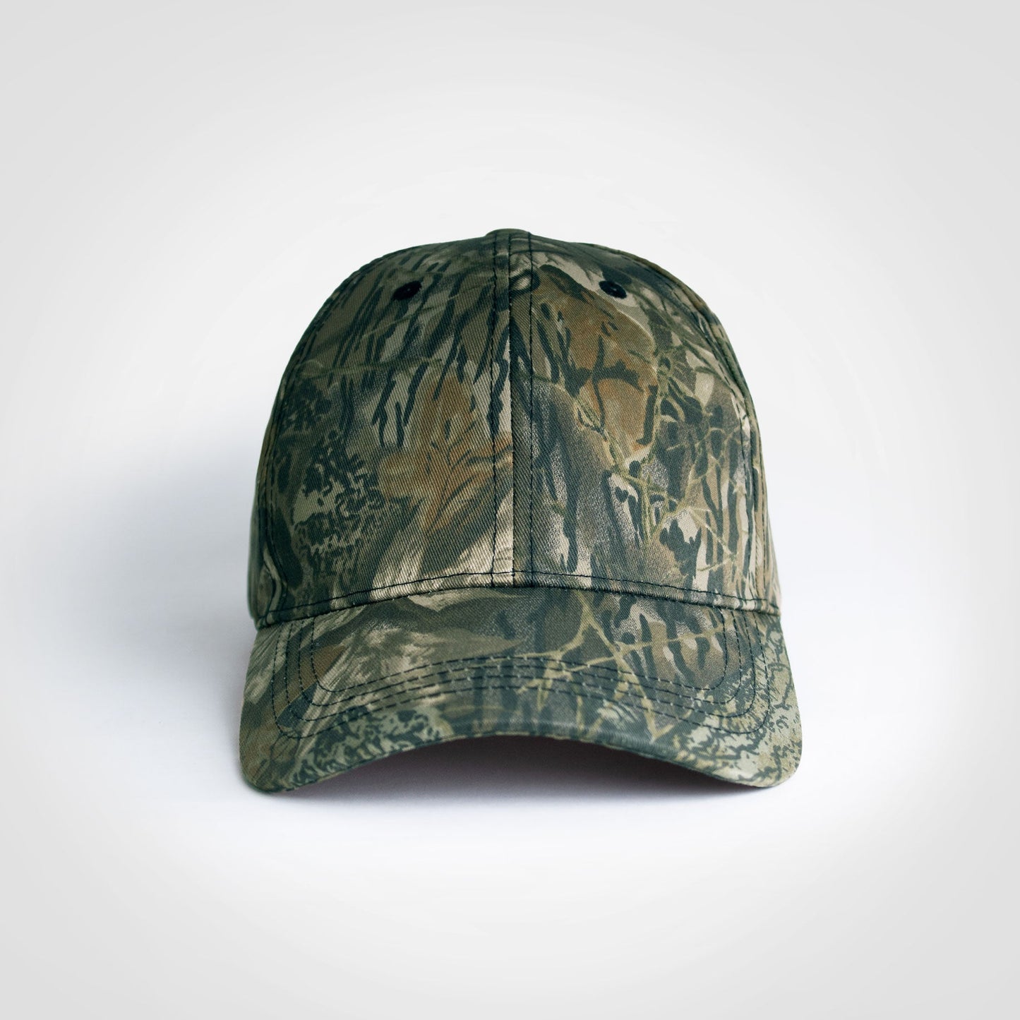 Basic 6 Panel Camo Cap-6 Panel Caps-Just Brand