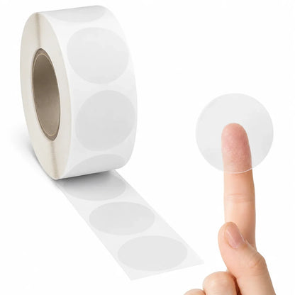 Clear Round Stickers