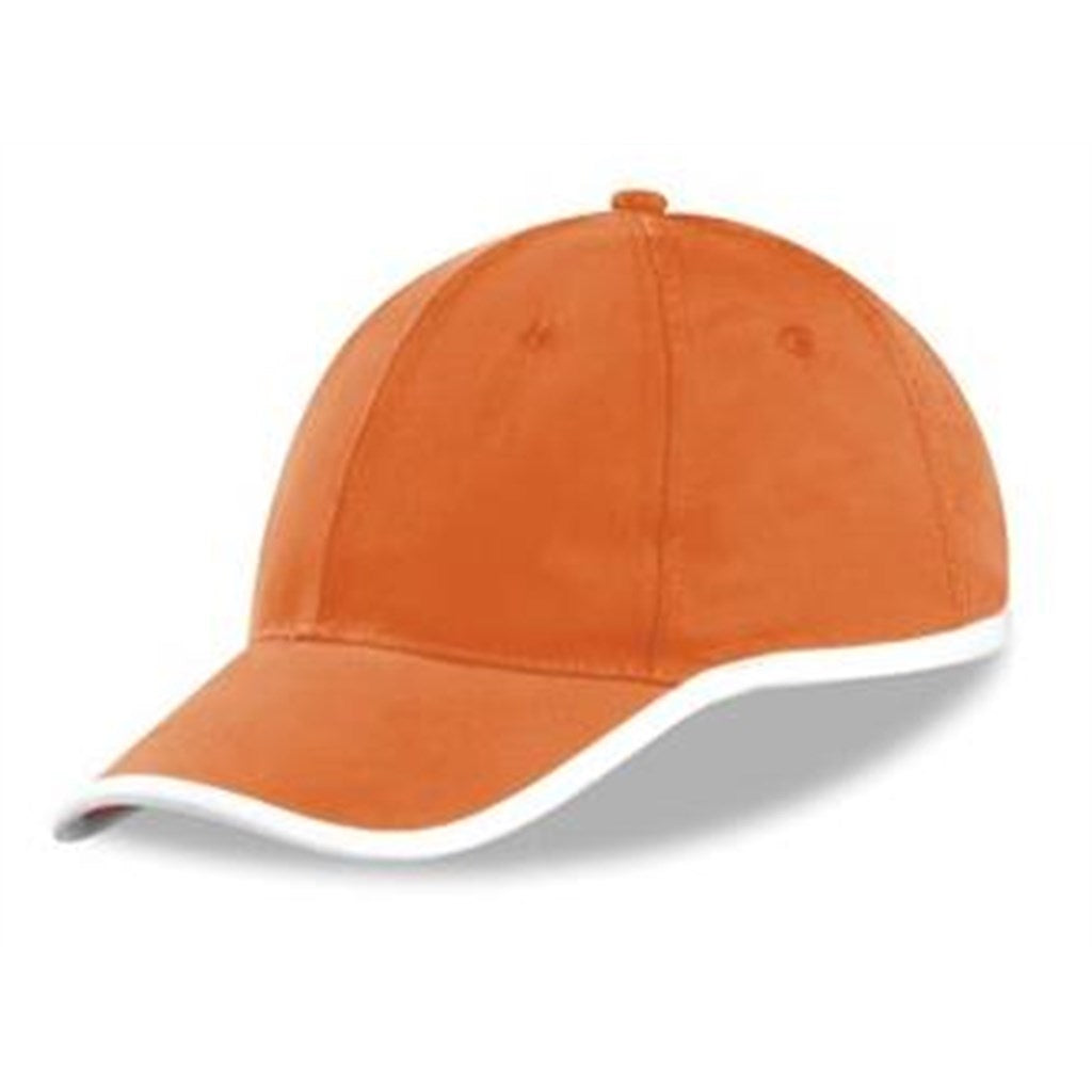 New Jersey Cap - 6 Panel - Orange | Custom branded