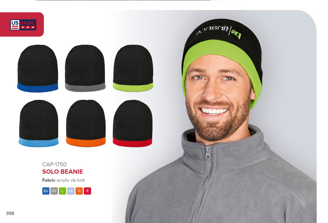 Solo Acrylic Beanie-Beanies-Gift Wrap Shop