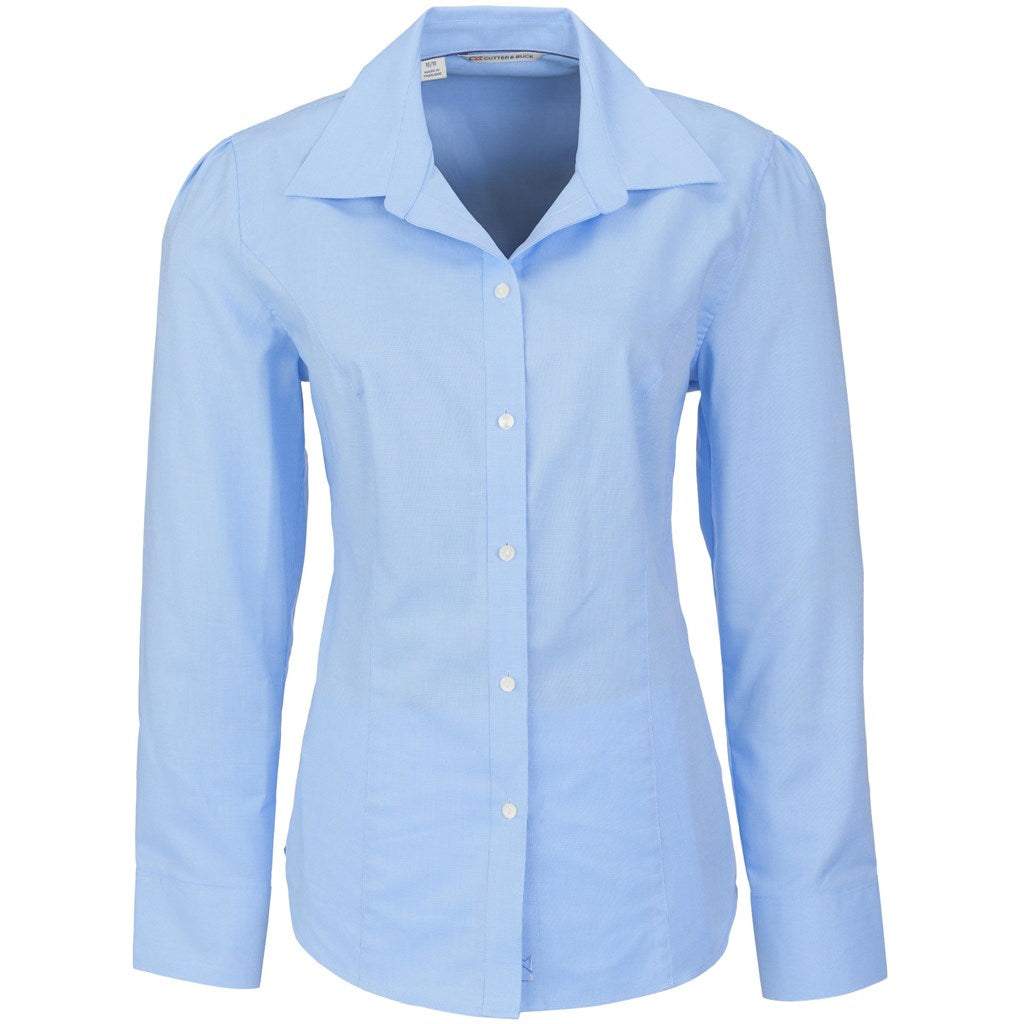 Ladies Long Sleeve Epic Shirt - Light Blue | Lounge Shirts | Corporate clothing | Gift Wrap Shop