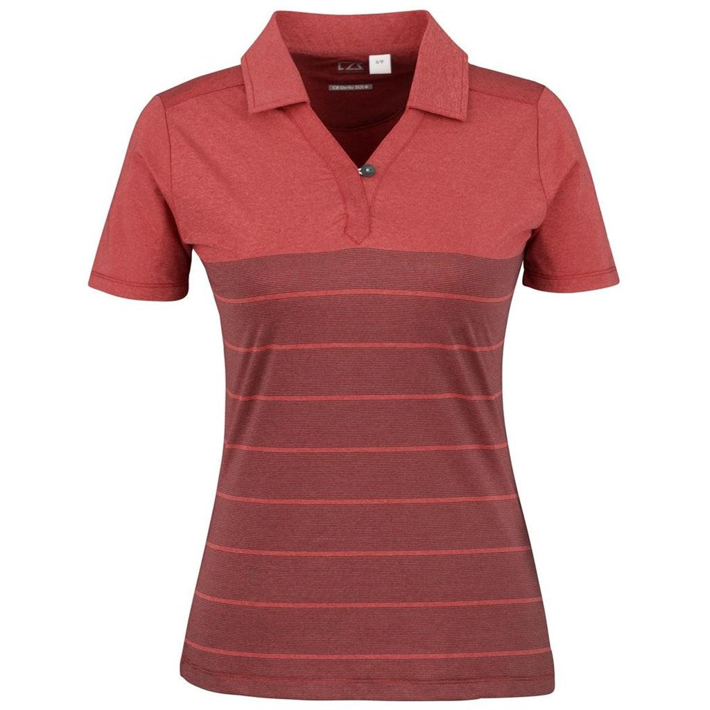 Ladies Streak Golf Shirt - Red | Golf Shirts | Custom-branded corporate clothing | Giftwrap Shop