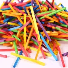Wooden Match Sticks Assorted Colours