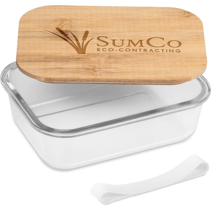 Okiyo Moshi Glass & Bamboo Lunch Box-Kitchen Essentials-corporate gift ideas for employees-branded corporate gifts | corporate gifts south africa | Just Brand