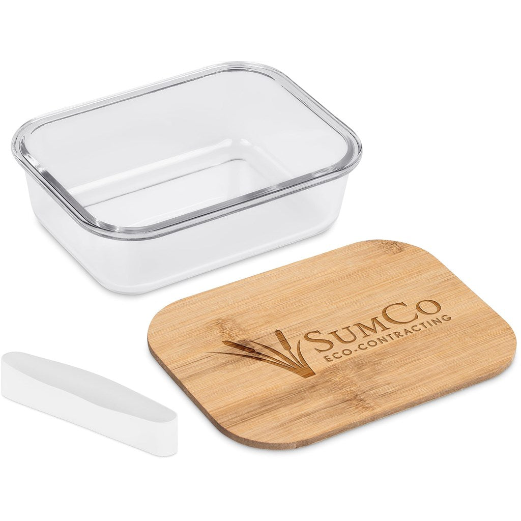 Okiyo Moshi Glass & Bamboo Lunch Box-Kitchen Essentials-corporate gift ideas for employees-branded corporate gifts | corporate gifts south africa | Just Brand
