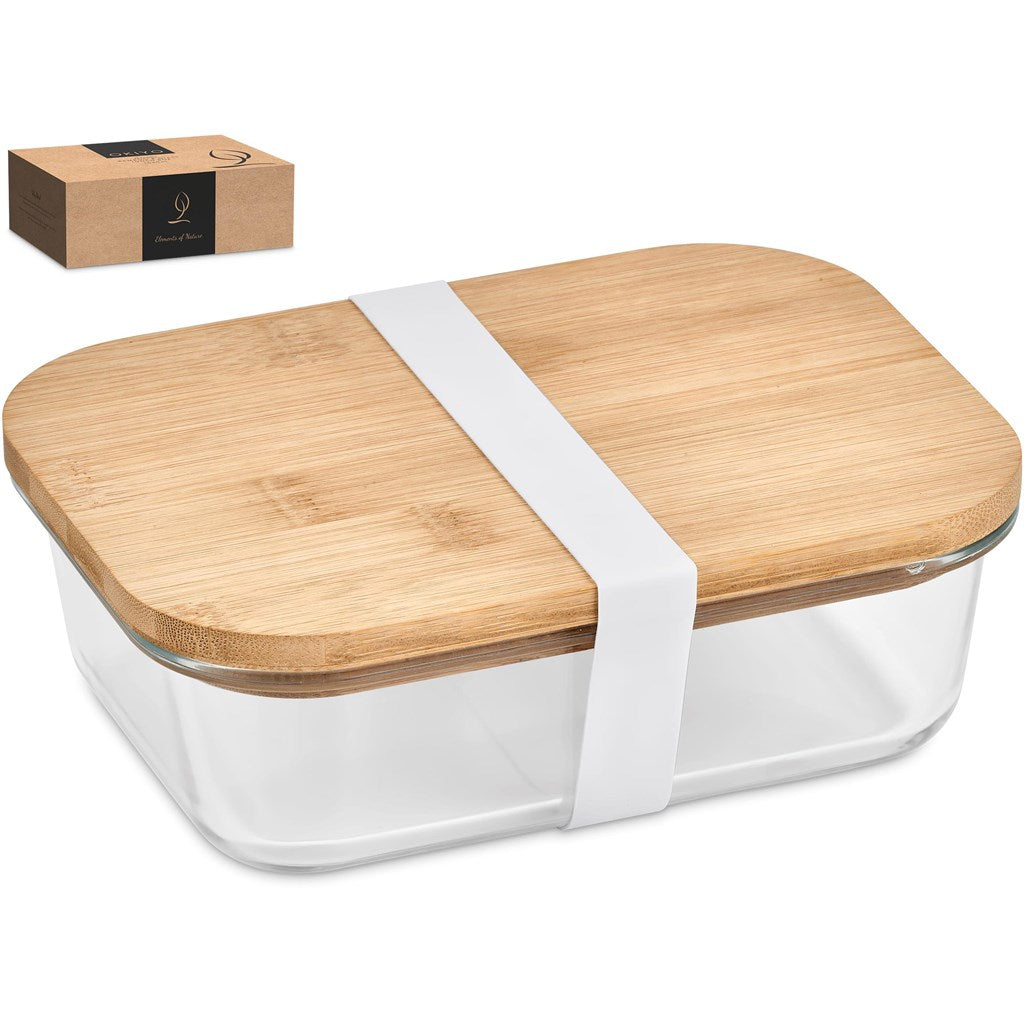 Okiyo Moshi Glass & Bamboo Lunch Box-Kitchen Essentials-corporate gift ideas for employees-branded corporate gifts | corporate gifts south africa | Just Brand