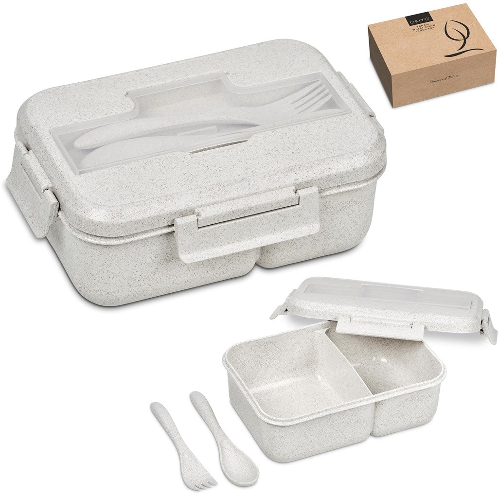 Okiyo Ranchi Wheat Straw Lunch Box | Food Related Items | Custom branded & personalised corporate gifts | Gift Wrap Shop