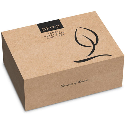 Okiyo Ranchi Wheat Straw Lunch Box | Food Related Items | Custom branded & personalised corporate gifts | Gift Wrap Shop