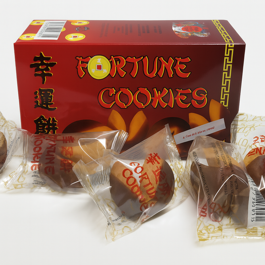Traditional fortune cookies