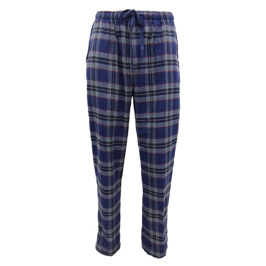Unisex Long Pants | Sleep Wear | Striped-Blue-Grey-White