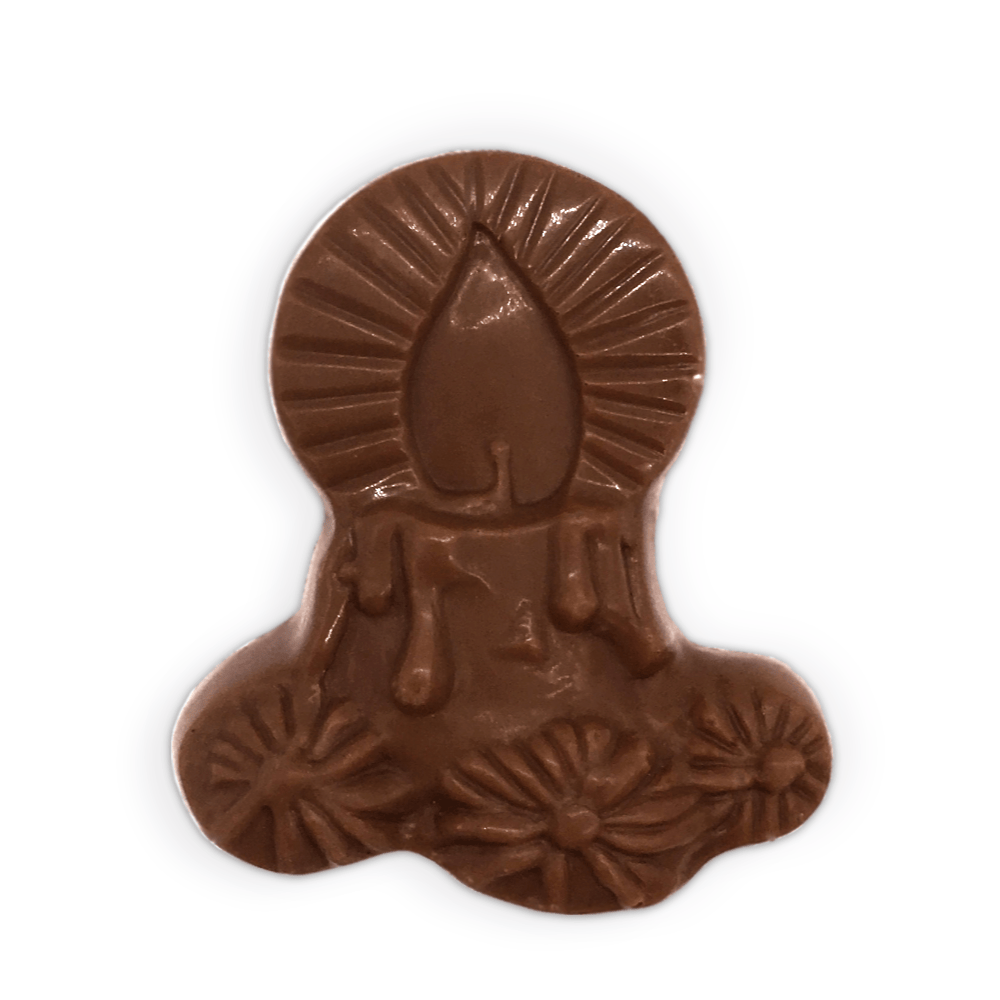 Milk Chocolate Christmas Candle