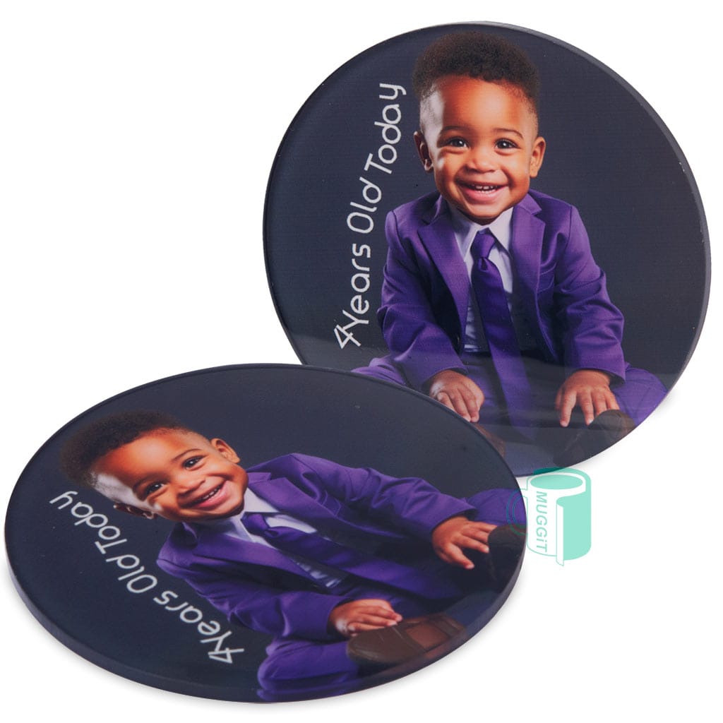 2-Tone Sublimer Coasters - product view 2