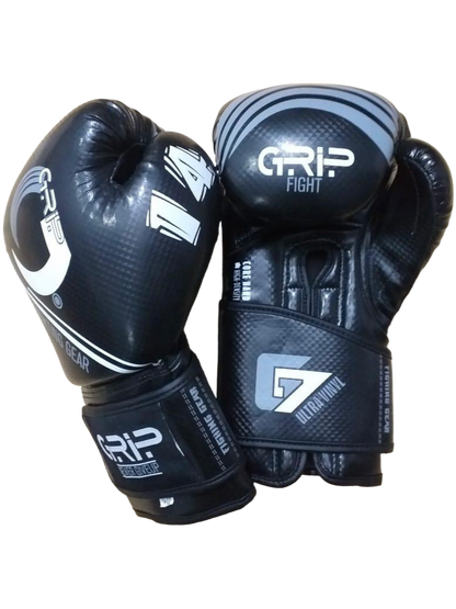 Grip FS Boxing Gloves | G7 Supreme Vinyl | Black