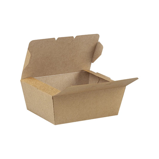 Small Kraft Preformed Deli Box