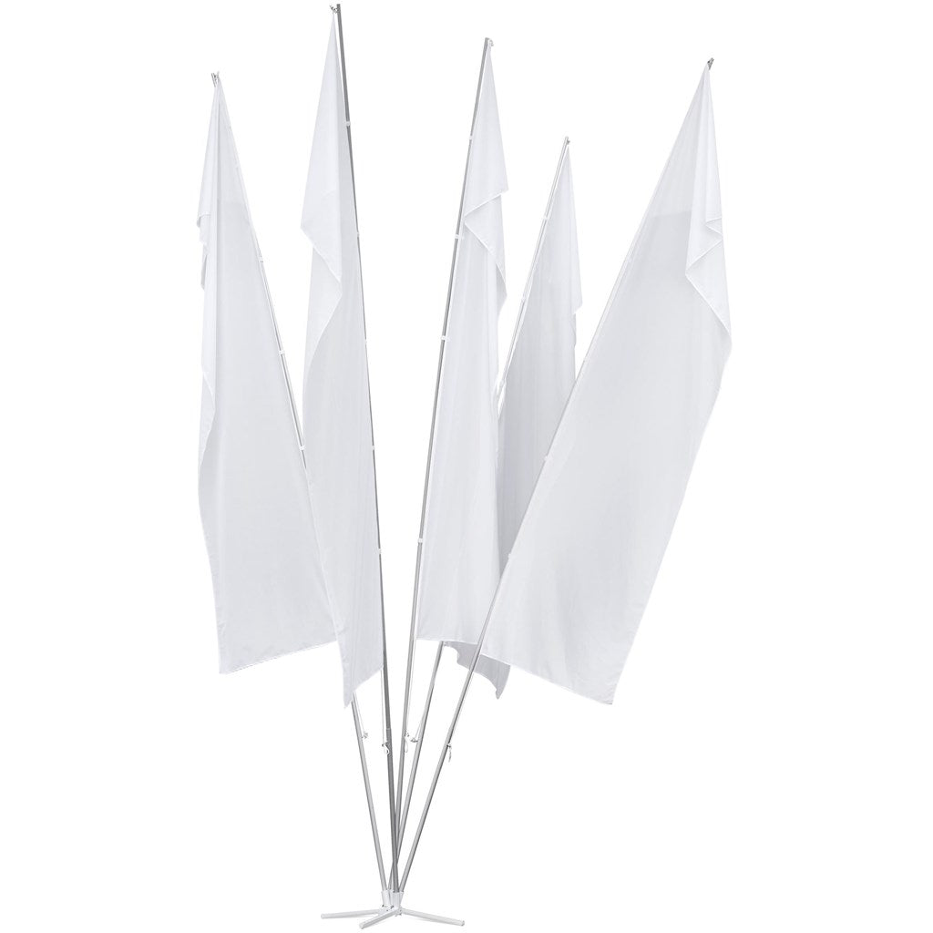 Legend 5 Flag Fountain 6m Large (1m x 4m flags)-Flag Fountains-Banners and Flags-Gift Wrap Shop