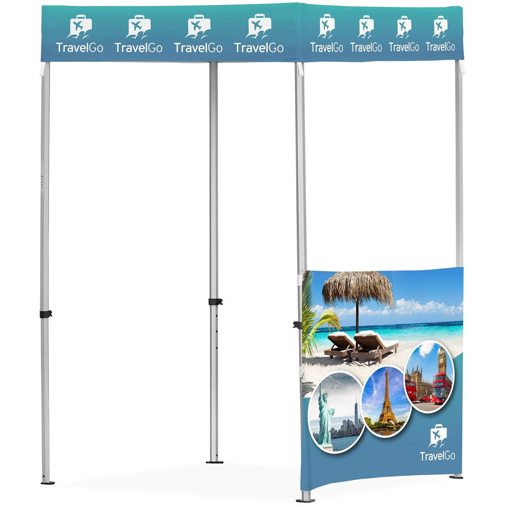 Ovation Sublimated Gazebo 1.5m X 1.5m - 1 Half-Wall Skin-1.5m x 1.5m Sublimated Gazebos-Banners and Flags-Gift Wrap Shop