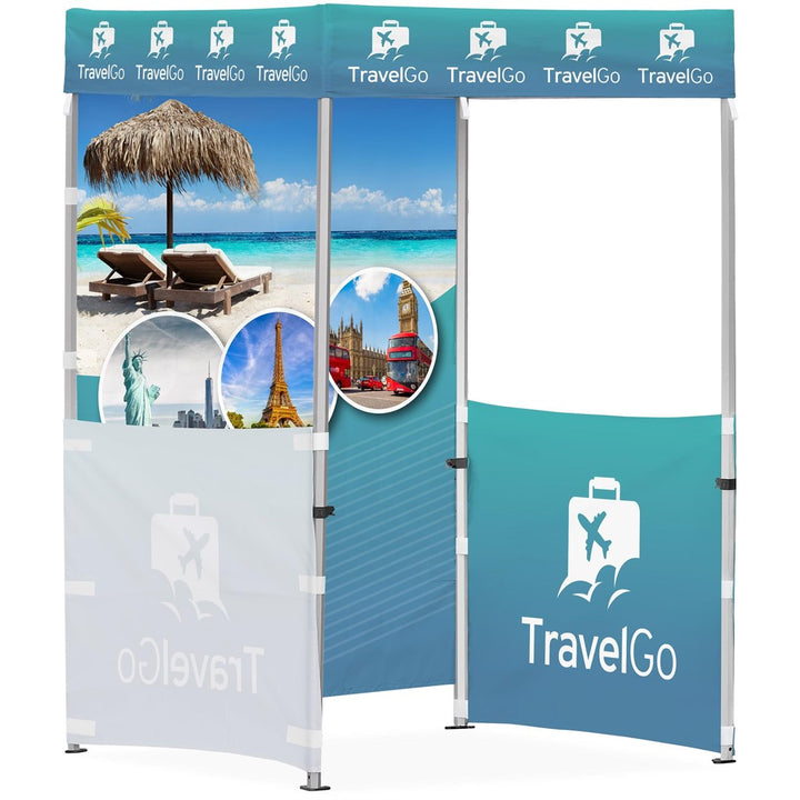 Ovation Sublimated Gazebo 1.5m X 1.5m - 2 Half-Wall Skins - 1 Full-Wall Skin-1.5m x 1.5m Sublimated Gazebos-Banners and Flags-Gift Wrap Shop