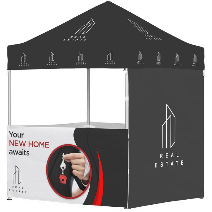 Ovation Sublimated Gazebo 2m X 2m Petite Frame - 3 Half-Wall Skins - 1 Full Wall Skin-2m x 2m Sublimated Gazebos - Petite Frame-Banners and Flags-Gift Wrap Shop