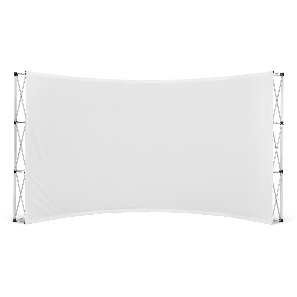 Legend Curved Banner Wall 4.2m x 2.25m-Curved Banner Walls-Gift Wrap Shop