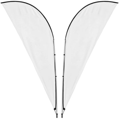 Legend 3M Sublimated Sharkfin Double-Sided Flying Banner - 1 complete unit
