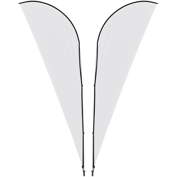 Legend 4M Sublimated Sharkfin Double-Sided Flying Banner - 1 complete unit