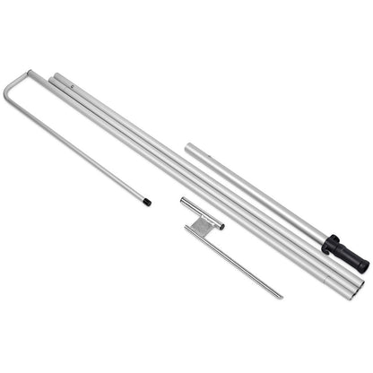 Legend 4M Sublimated Telescopic Double-Sided Flying Banner - 1 complete unit