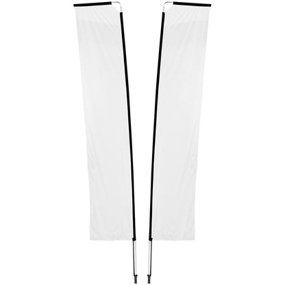 Legend 4M Sublimated Telescopic Double-Sided Flying Banner - 1 complete unit