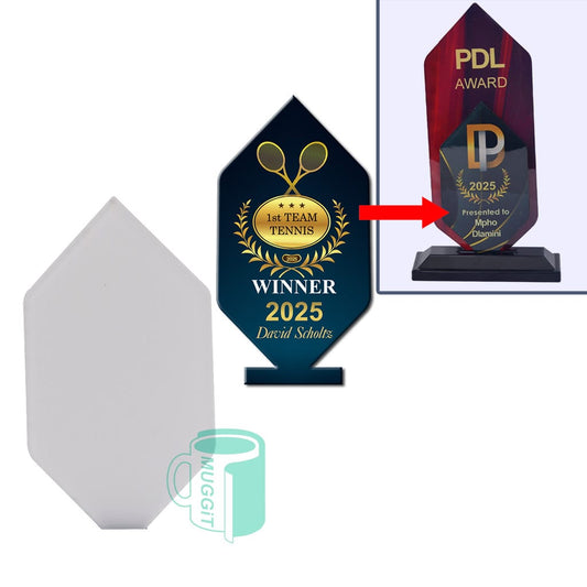 DIY Trophy Insert - Obelisk Small - product view 1
