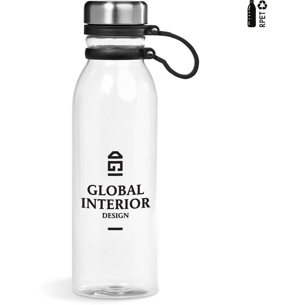 Kooshty Eden Recycled PET Water Bottle - 750ml - Transparent | Plastic Drinkware | Custom Branded & personalised promotional products | Giftwrap Shop