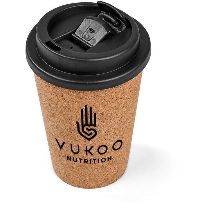 Okiyo Joki Cork & Wheat Straw Double-Wall Tumbler – 350ml | Eco-Friendly | Custom Branded & personalised promotional products | Giftwrap Shop