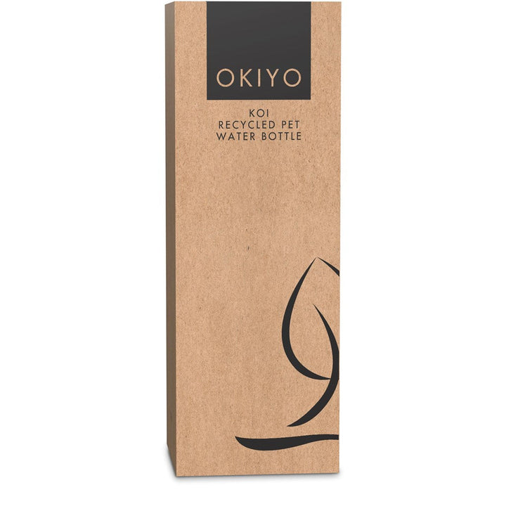 Okiyo Koi Recycled PET Water Bottle – 650ml | Eco-Friendly | Custom Branded & personalised promotional products | Giftwrap Shop