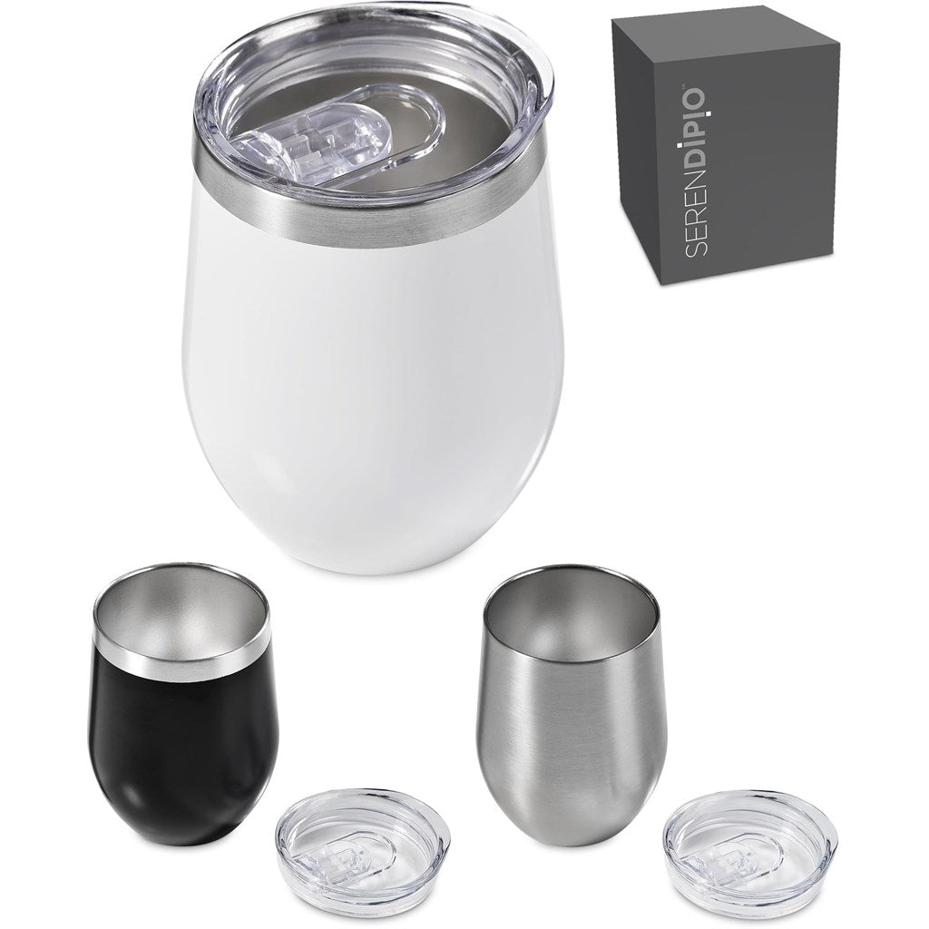 Serendipio Sheridan Stainless Steel Vacuum Tumbler - 300ml | Metal Drinkware | Custom branded promotional items | Giftwrap Shop