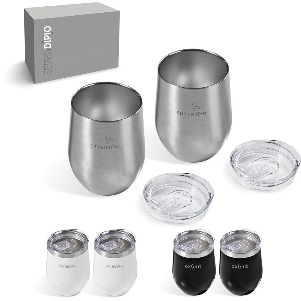 Serendipio Sheridan Duo Set | Metal Drinkware | Custom branded promotional items | Giftwrap Shop