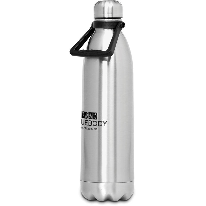 Serendipio Titan Stainless Steel Vacuum Water Bottle - 1.8 Litre | Metal Drinkware | Custom branded promotional items | Giftwrap Shop