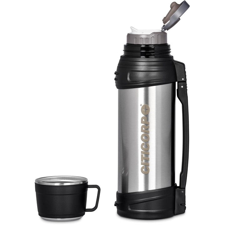 Serendipio Highlander Vacuum Flask – 1.2 Litre | Metal Drinkware | Custom Branded Drinkware | Gift Wrap Shop